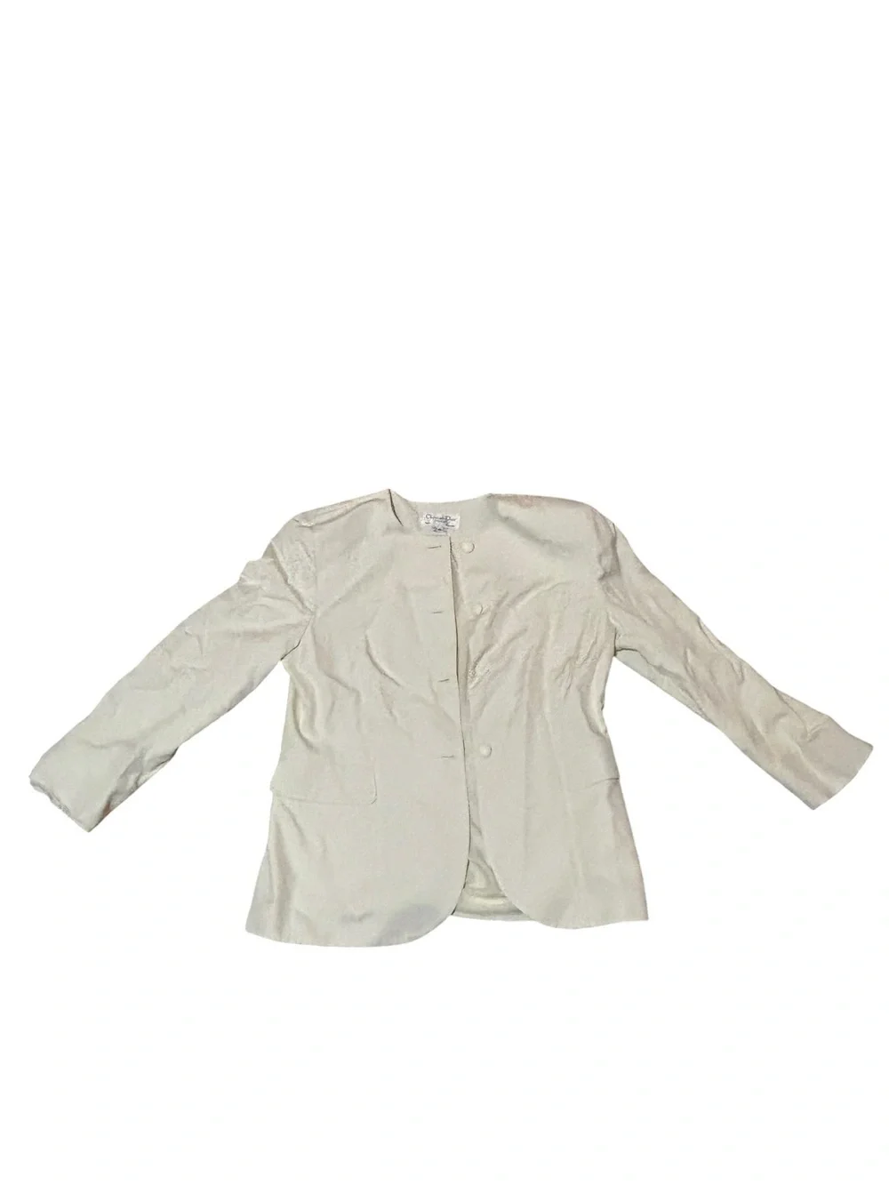 Christian Dior Professional Jacket Ivory Cream